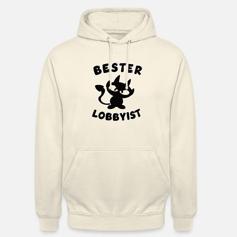 Meilleur design de lobbyiste - Sweat-shirt à capuche unisexe - vanille