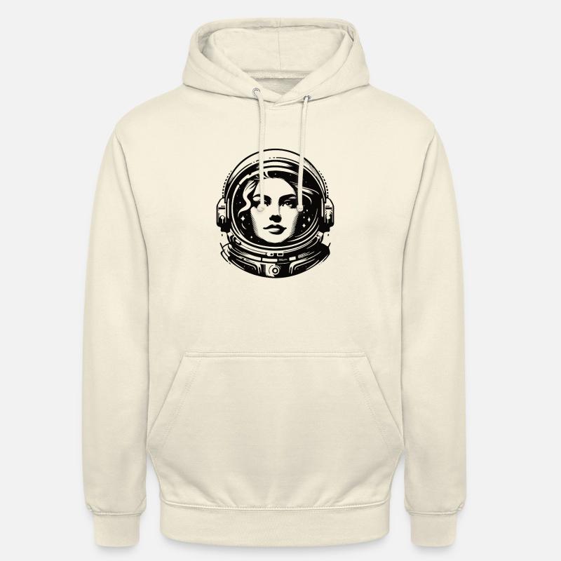 Astronautes, cosmonautes – conquérants de l’espace - Sweat-shirt à capuche unisexe - vanille