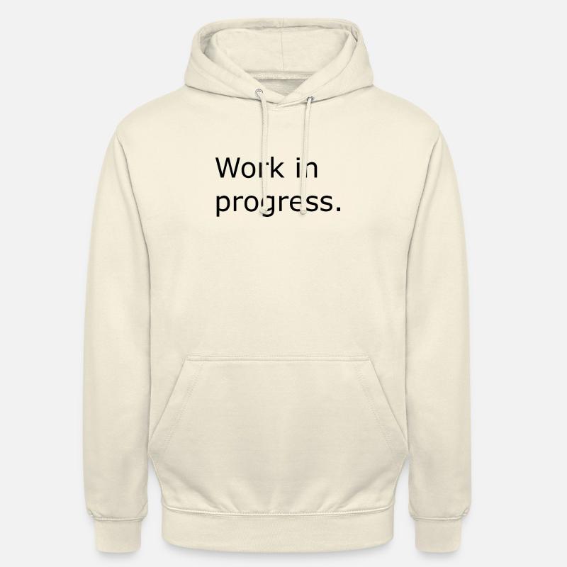 Work in Progress - Unisex Hoodie - Vanille-Milchshake