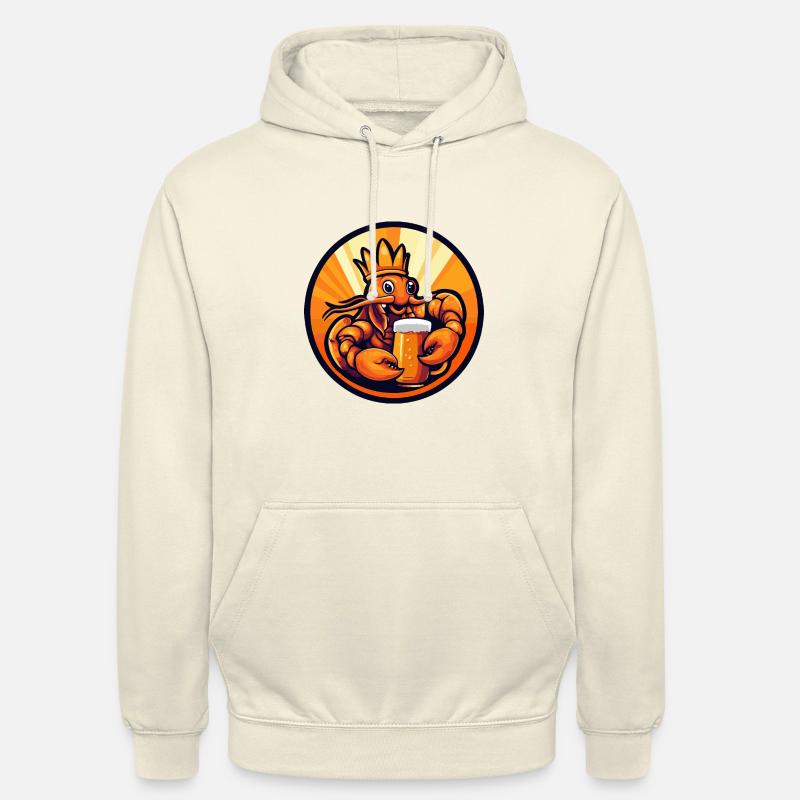 Lobster Crab Beer Comic - Unisex Hoodie - vanilla