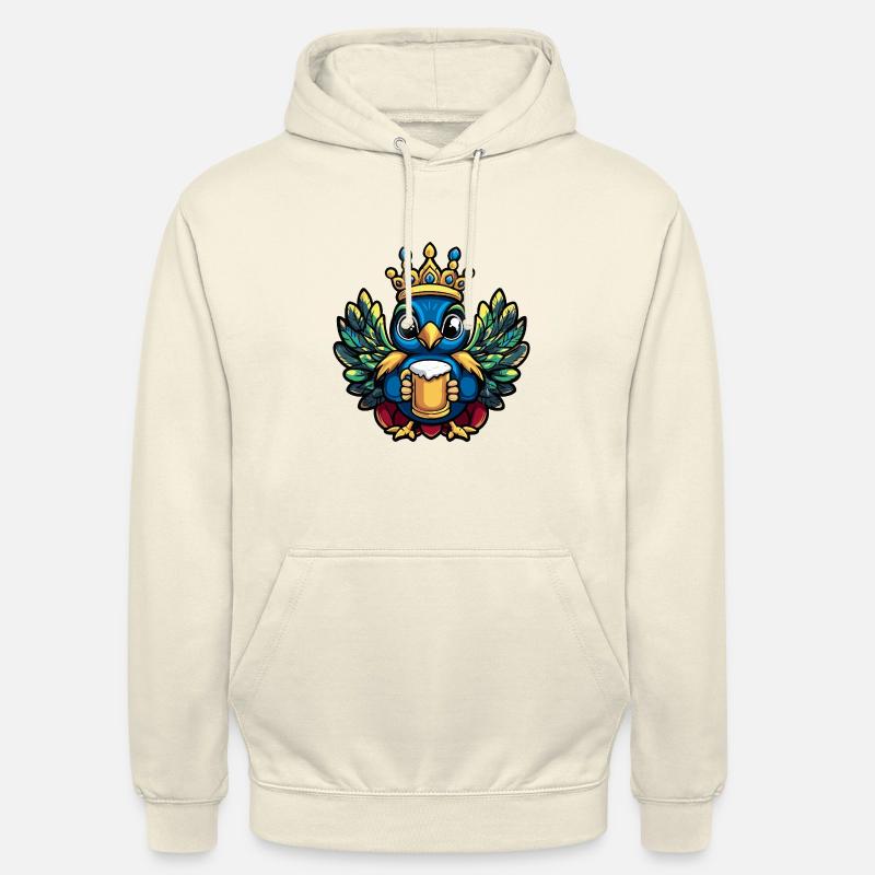 Bière Peacock Bird Drôle - Sweat-shirt à capuche unisexe - vanille