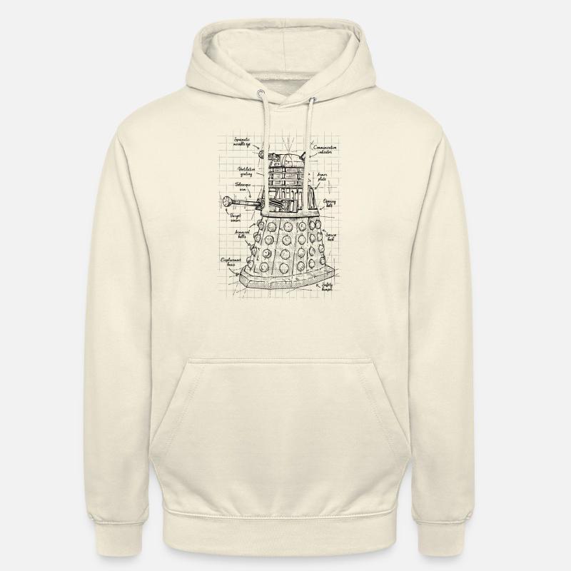 Exterminate project - Sweat-shirt à capuche unisexe - vanille