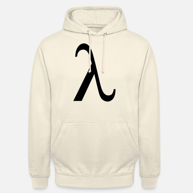 Lambda - Sweat-shirt à capuche unisexe - vanille