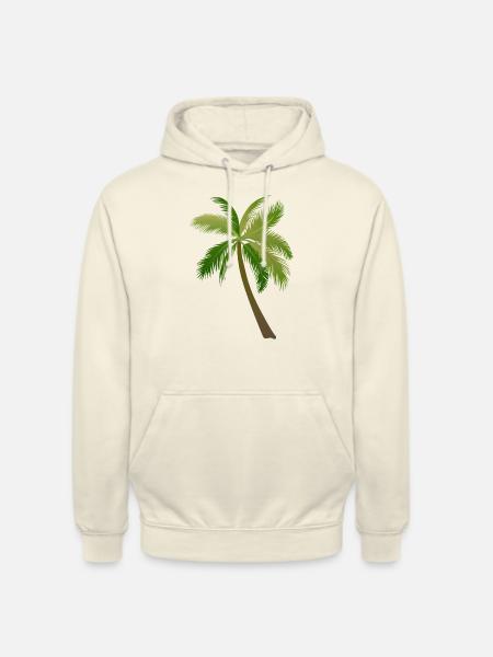 palm tree palm palms - Unisex Hoodie - vanilla