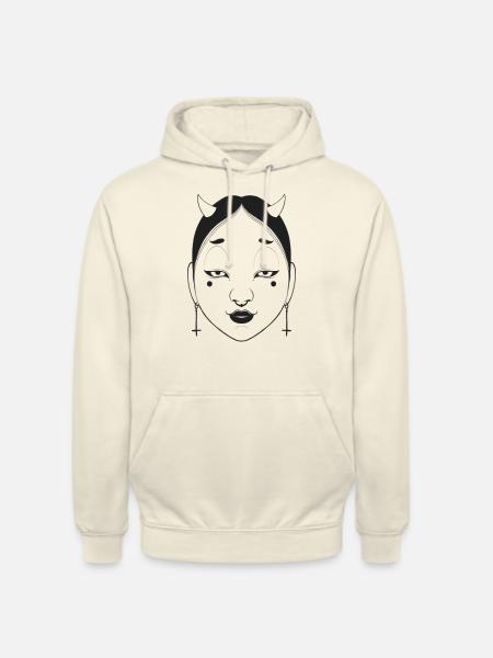 NOH mask 2 - Unisex Hoodie - Vanille-Milchshake