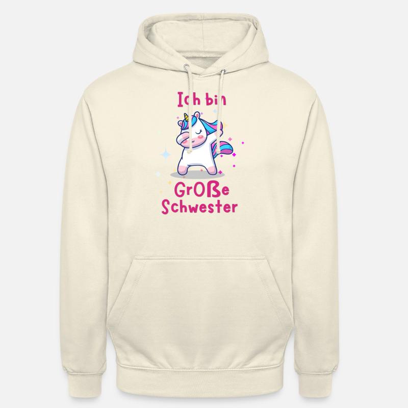 große Schwester - Unisex Hoodie - Vanille-Milchshake