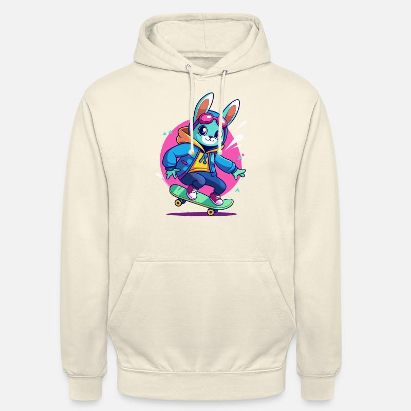 LAPIN - Sweat-shirt à capuche unisexe - vanille
