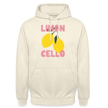 LIMONCELLO - Unisex Hoodie - Vanille-Milchshake - Vorne - Alina (178cm) & Michal (187cm)