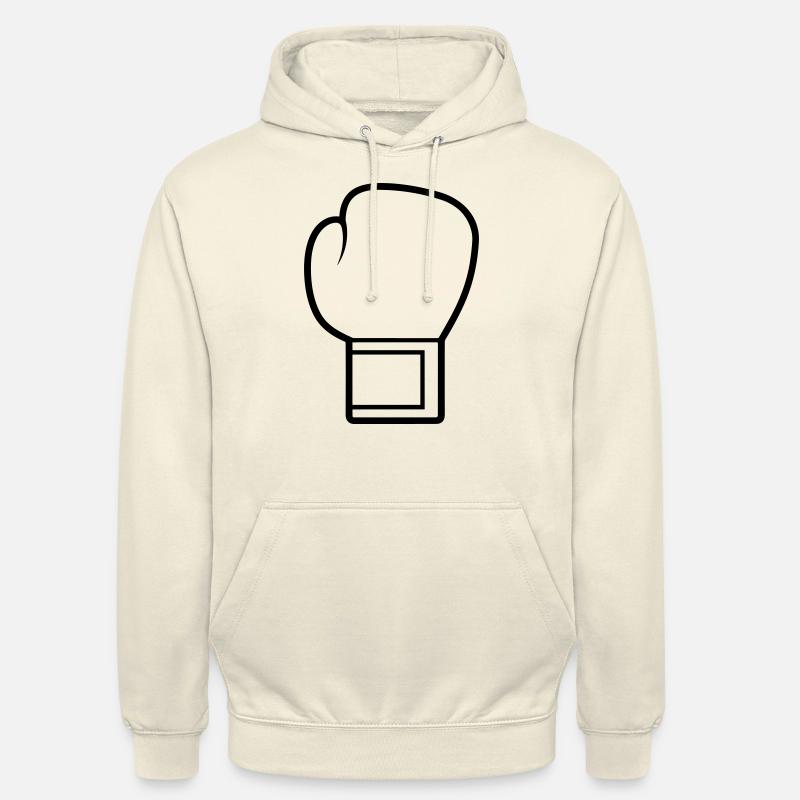 gant de boxe - Sweat-shirt à capuche unisexe - vanille