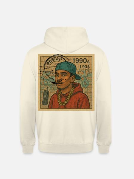 POSTSTEMPELJAHR 1990 - Unisex Hoodie - Vanille-Milchshake