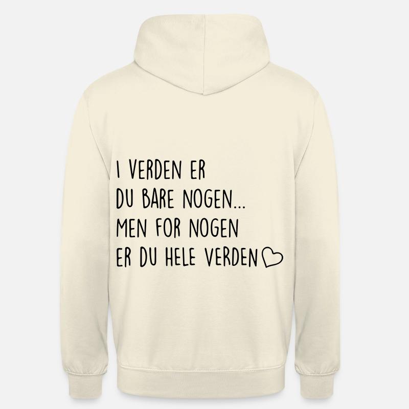 Devis - Sweat-shirt à capuche unisexe - vanille