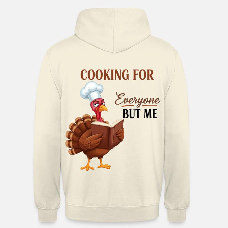 Cuisson de la dinde - Sweat-shirt à capuche unisexe - vanille