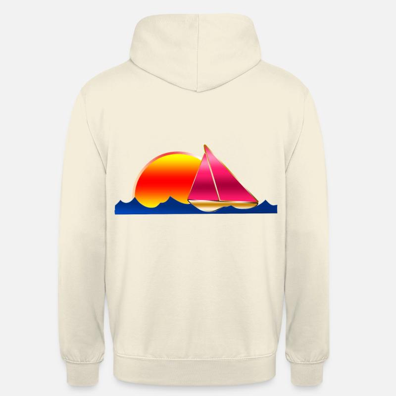 Sailing Yacht Sea Sun - Sweat-shirt à capuche unisexe - vanille
