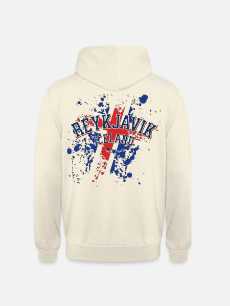Reykjavik Iceland - Unisex Hoodie - vanilla