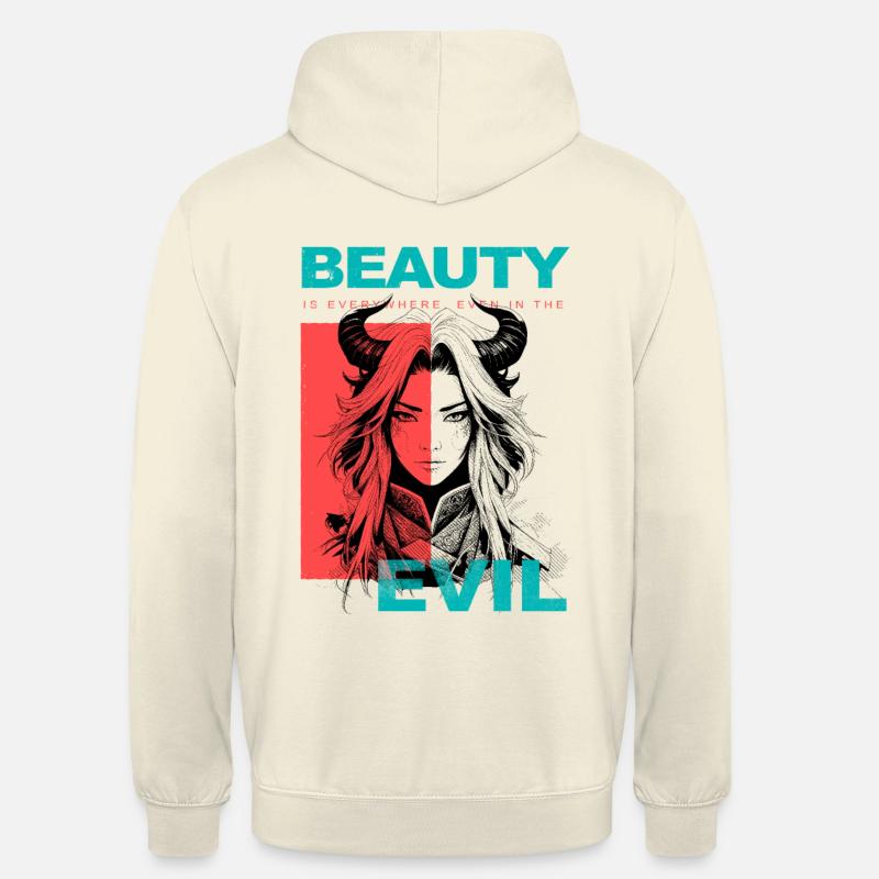 La beauté est partout - Sweat-shirt à capuche unisexe - vanille