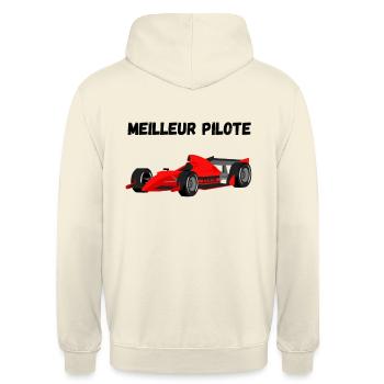 Best Race Car Driver - Unisex Hoodie - vanilla - Back - Michal (187cm)