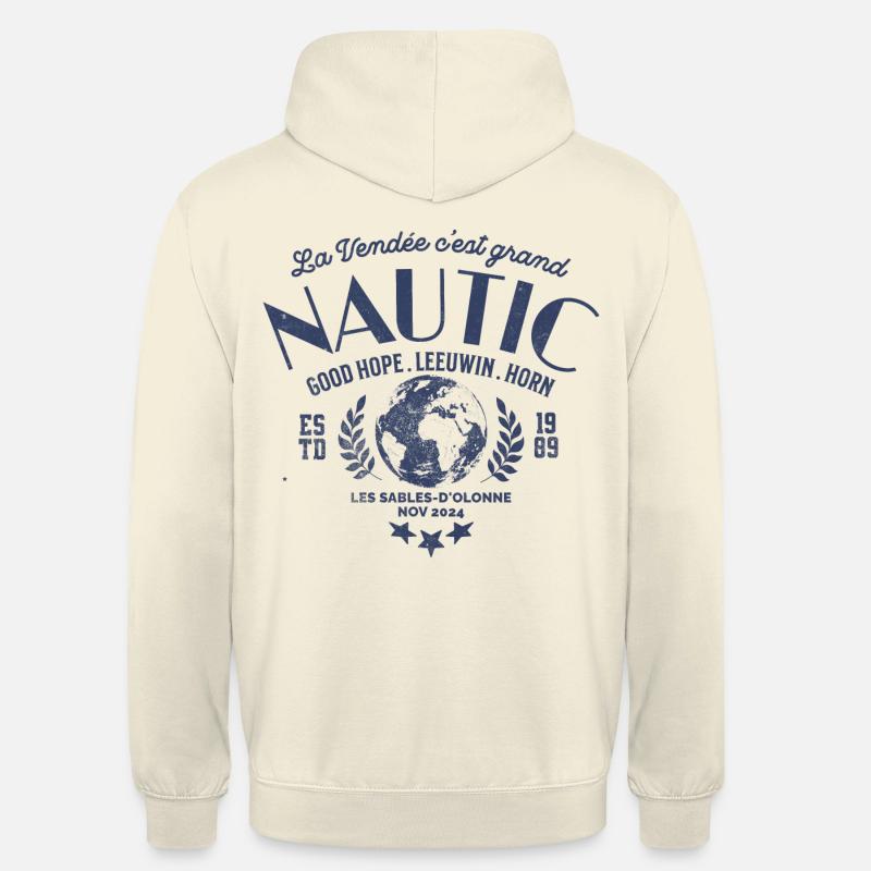 Worldtour regatta blc - Sweat-shirt à capuche unisexe - vanille