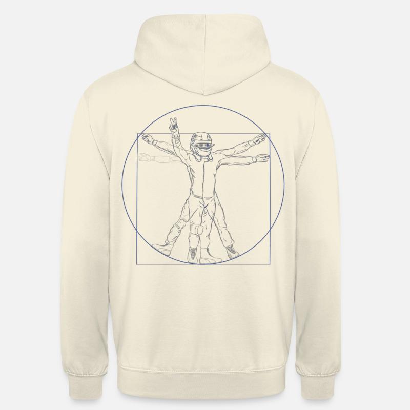 Pilote de course - Sweat-shirt à capuche unisexe - vanille