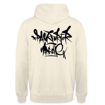 FRANKFURTER MÄDSCHE - Unisex Hoodie - Vanille-Milchshake - Hinten - Michal (187cm)