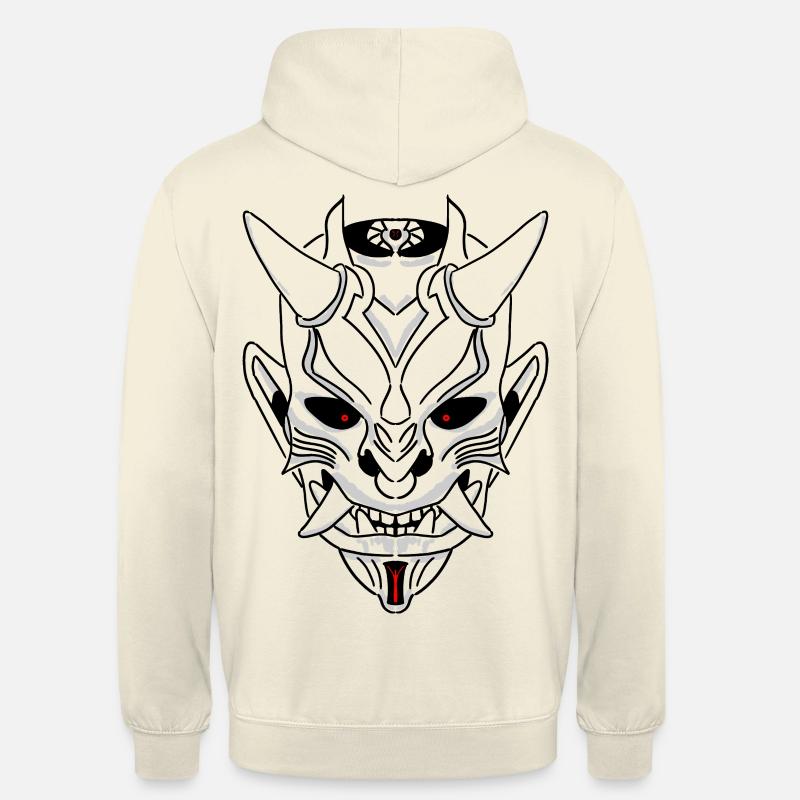 Japan Samurai Monster Schädel - Unisex Hoodie - Vanille-Milchshake