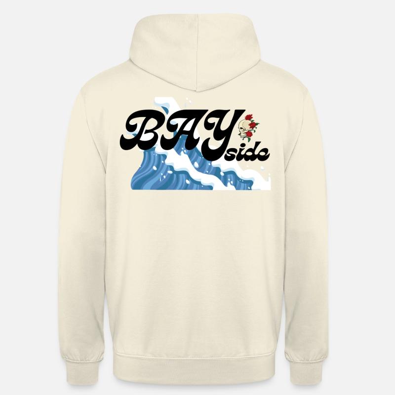 Conception bayside waves - Sweat-shirt à capuche unisexe - vanille