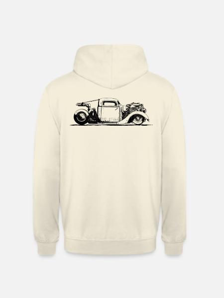 rat truck - Unisex Hoodie - Vanille-Milchshake