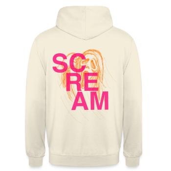 Halloween Scream - Unisex Hoodie - vanilla - Back - Michal (187cm)