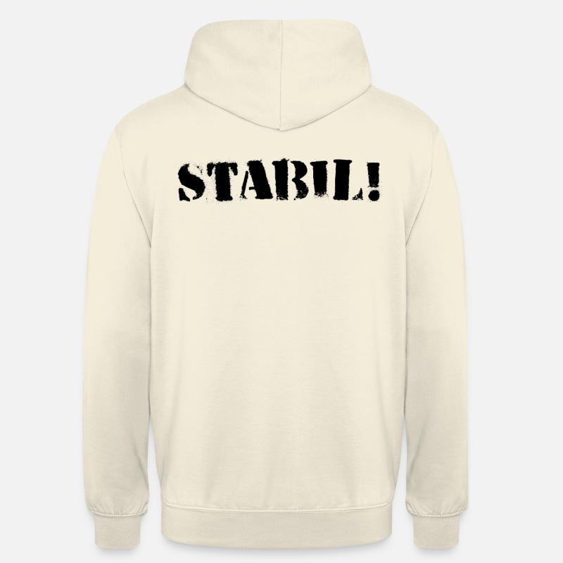 Stable noir - Sweat-shirt à capuche unisexe - vanille
