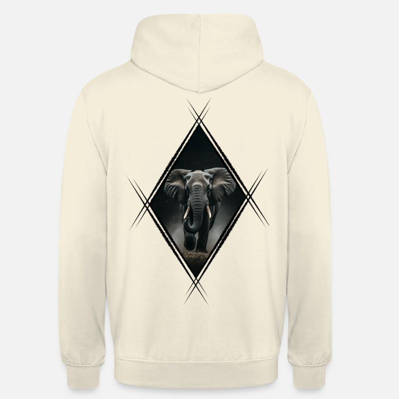Elefant - Unisex Hoodie - Vanille-Milchshake