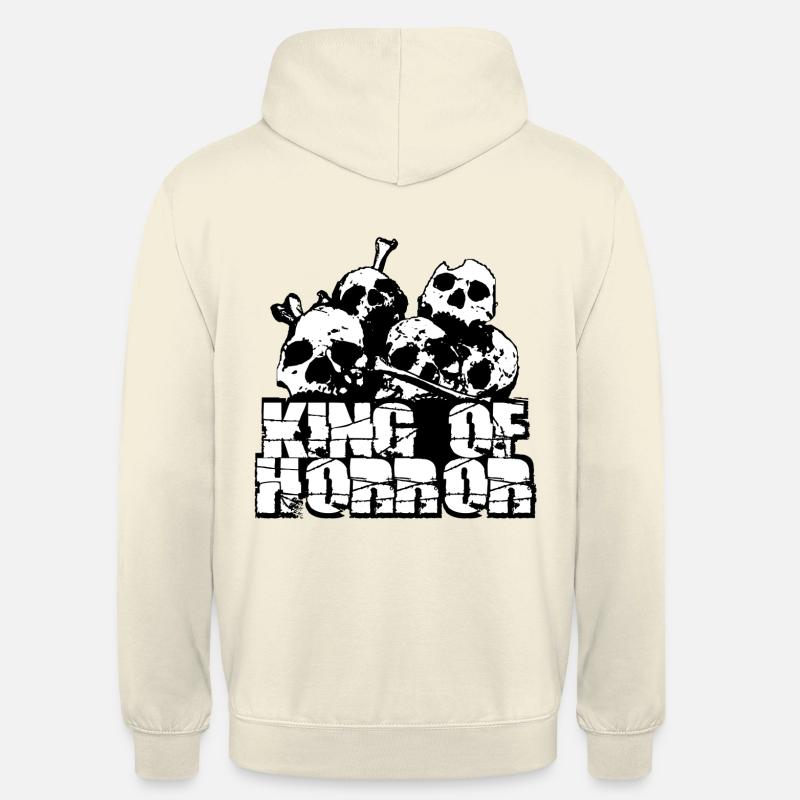 king of horror - Sweat-shirt à capuche unisexe - vanille