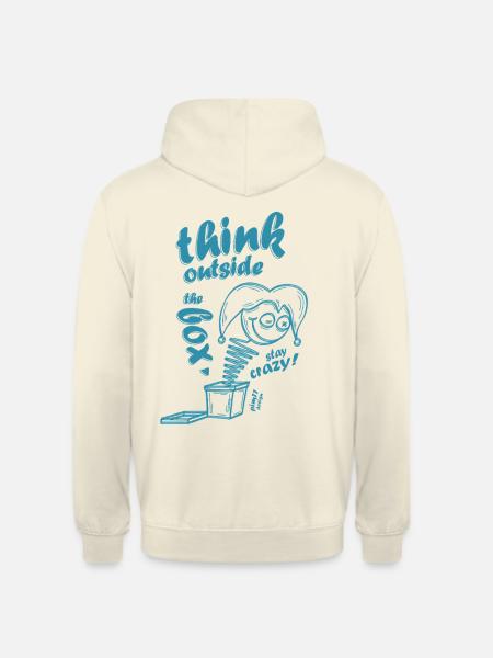 Think outside the box - Unisex Hoodie - vanilla