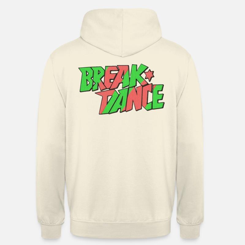 BreakDancer - Sweat-shirt à capuche unisexe - vanille