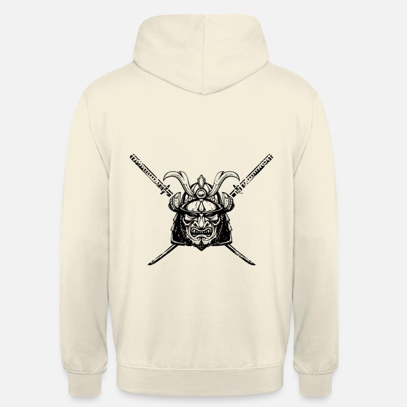 Logo samouraï - Sweat-shirt à capuche unisexe - vanille