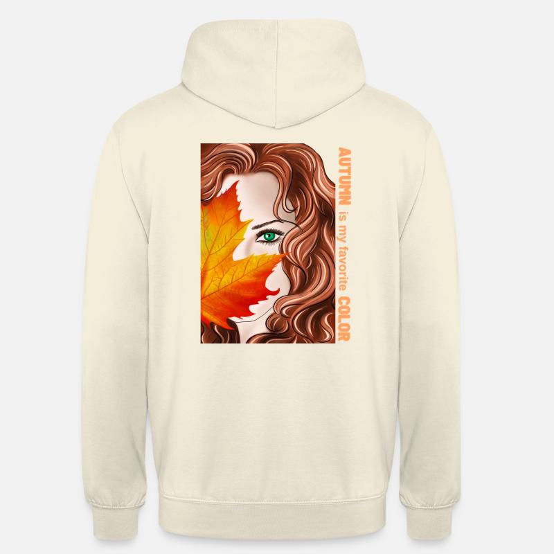 L’automne est ma couleur préférée - Sweat-shirt à capuche unisexe - vanille