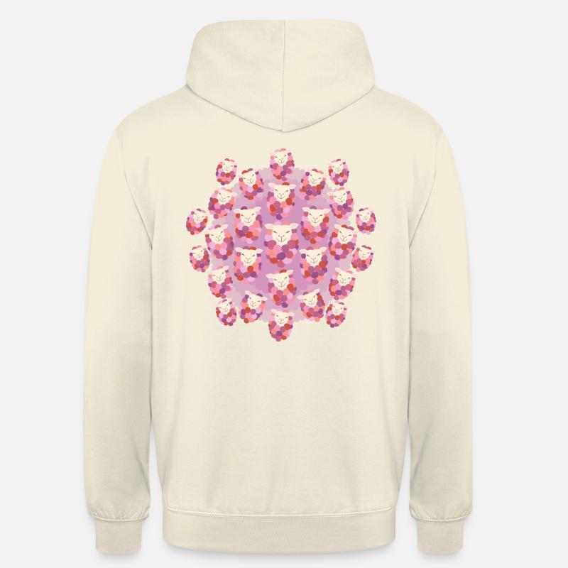 Compter les moutons chauds - Sweat-shirt à capuche unisexe - vanille