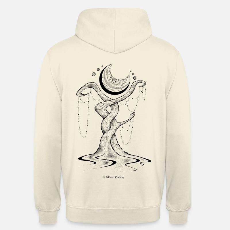 Pointillismus Baum - Unisex Hoodie - Vanille-Milchshake