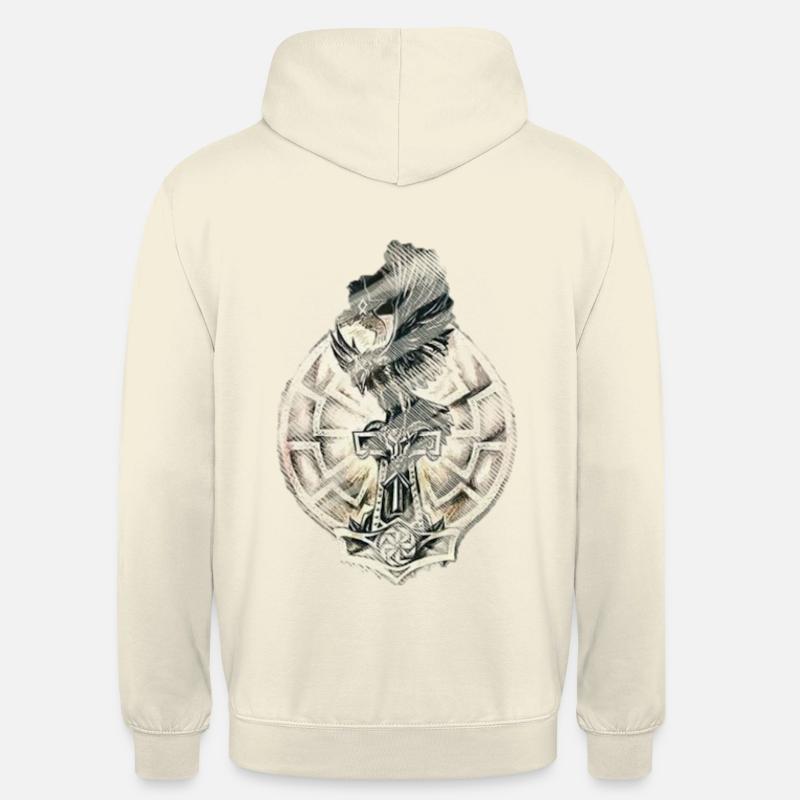 Marteau de Thor - Sweat-shirt à capuche unisexe - vanille