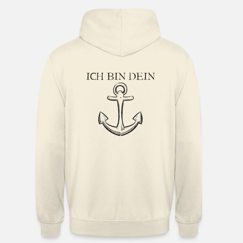 Ich bin dein Anker - Unisex Hoodie - Vanille-Milchshake
