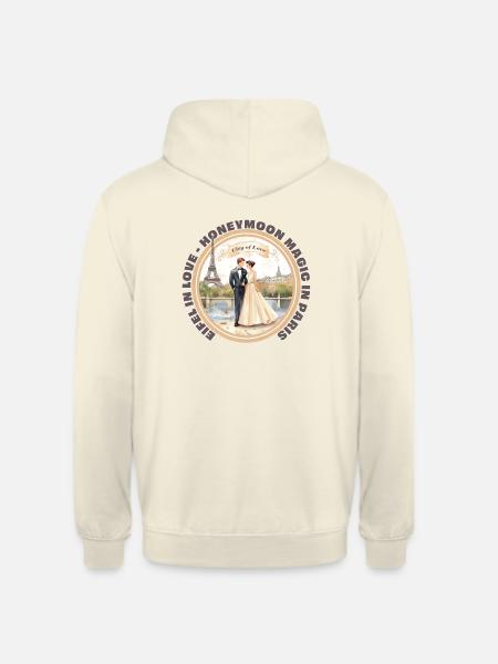 Eifel in Love - Flitterwochen-Zauber in Paris. - Unisex Hoodie - Vanille-Milchshake