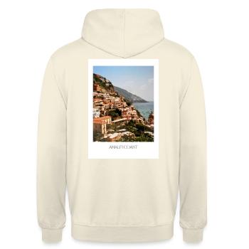 Amalfi Coast 1 - Unisex Hoodie - Vanille-Milchshake - Hinten - Michal (187cm)