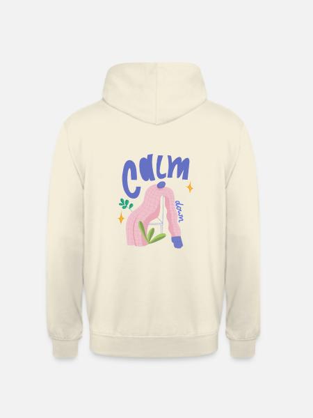Calm down - Unisex Hoodie - Vanille-Milchshake