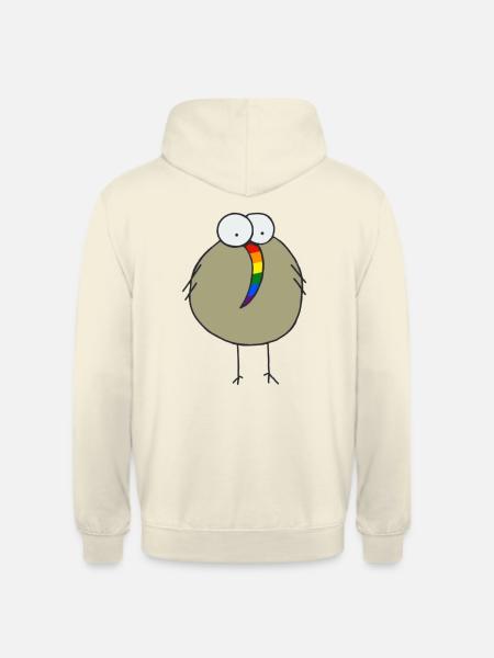 Regenbogenkiwi - Unisex Hoodie - Vanille-Milchshake