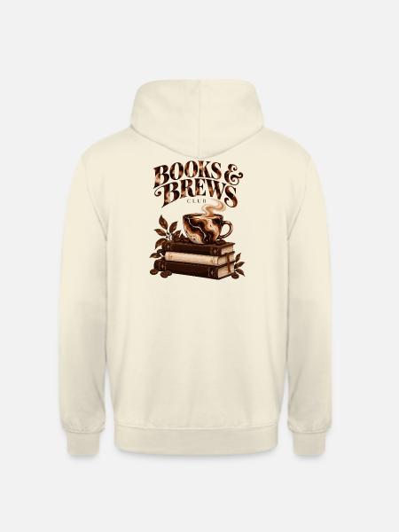 Books & Brews Club - Unisex Hoodie - Vanille-Milchshake