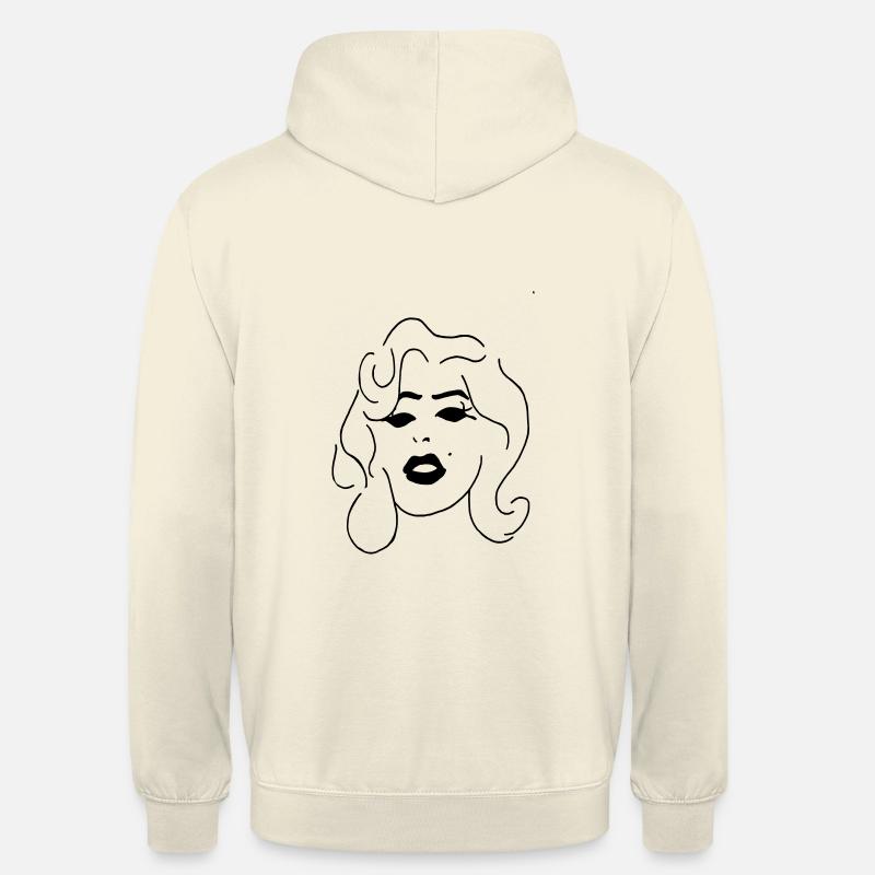 Marilyn Monroe - Sweat-shirt à capuche unisexe - vanille