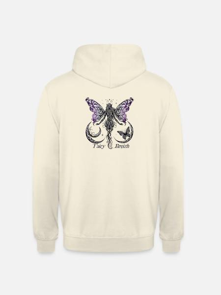The Mischievous Fairy by FairyBreizh - Unisex Hoodie - vanilla