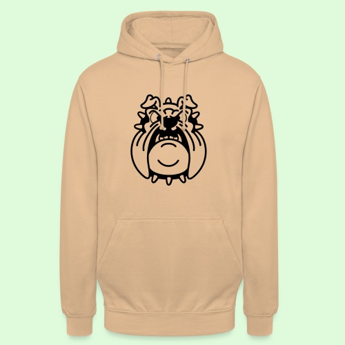 L'expression du Bulldog Anglais (1) - Sweat-shirt à capuche unisexe