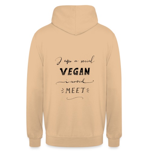 Social Vegan - Unisex Hoodie