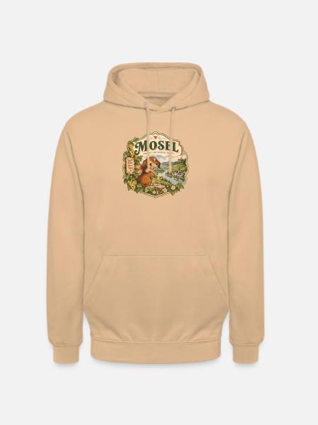 Mosel Taking The Scenic Route - Unisex Hoodie - Pfirsich