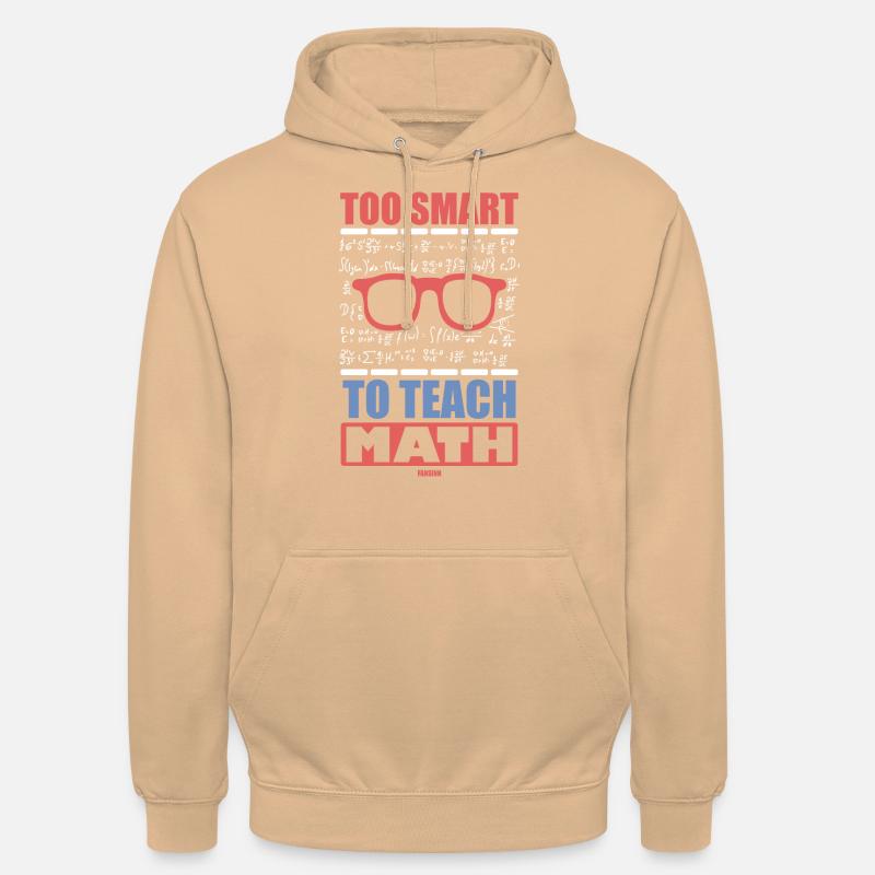 Mathématiques Math Mathématicien Math Professeur Cadeau - Sweat-shirt à capuche unisexe - pêche