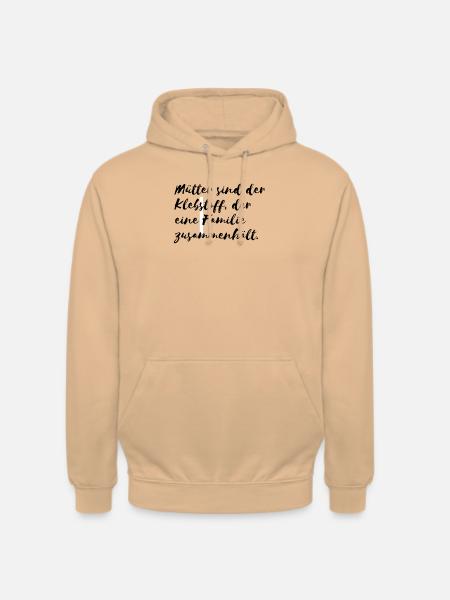 Mutterliebe - Unisex Hoodie - Pfirsich